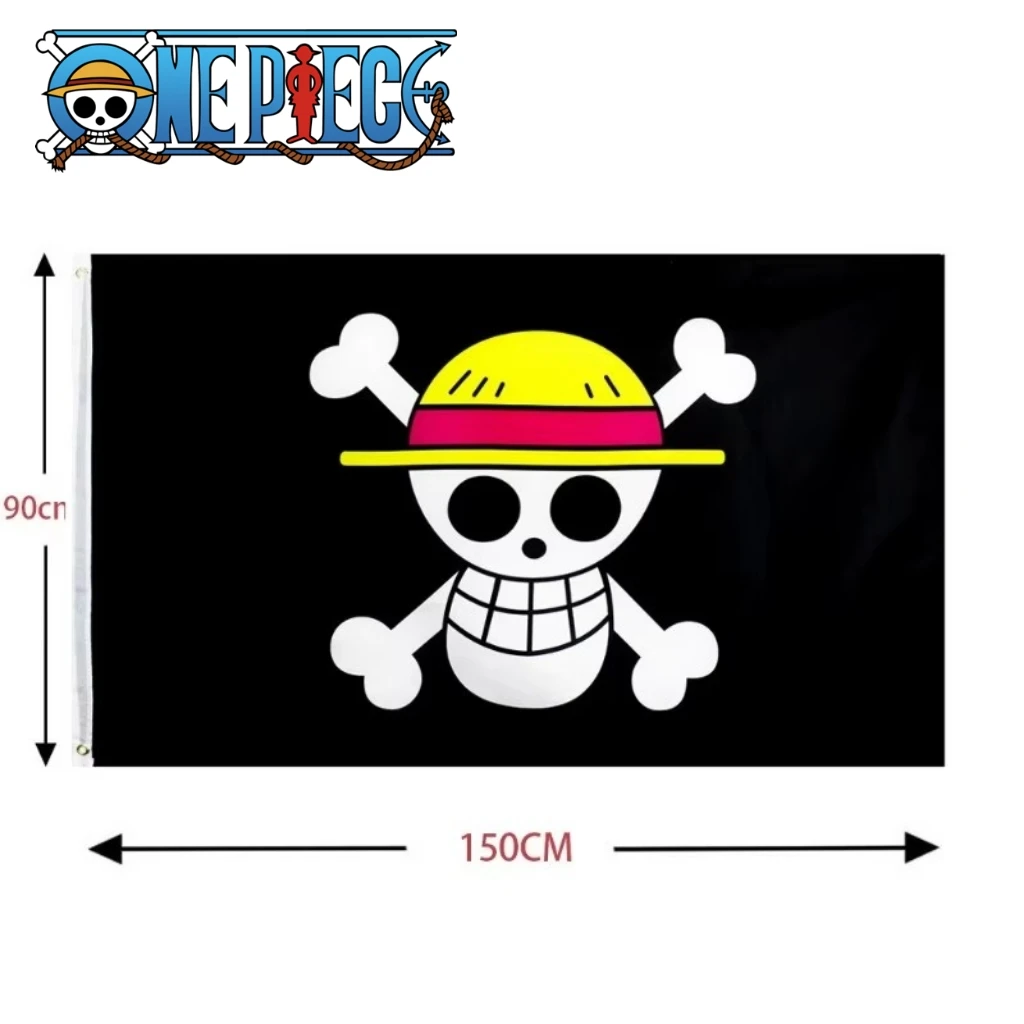 Cosplay Prop Painting - Anime One Piece Pirate Skull Flag