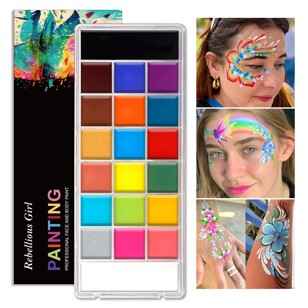 Cosplay Prop Paint - 20 Colors Professional Face Paint Body