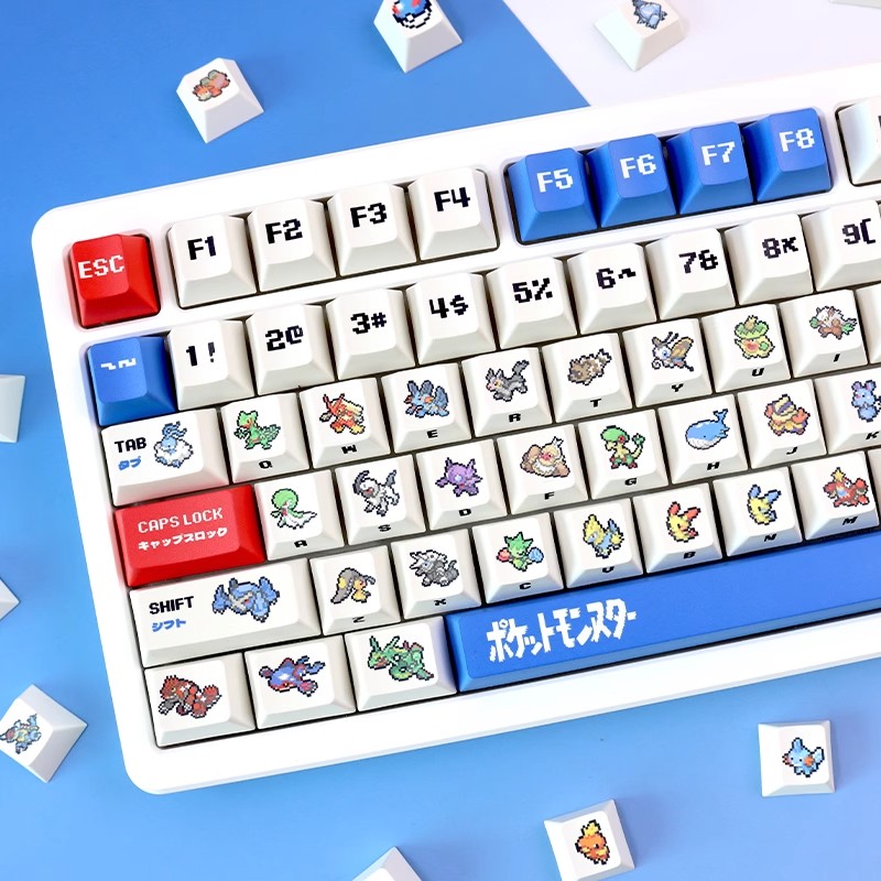 Cosplay Material For Prop - Popular anime Pokemon keycap game pixel
