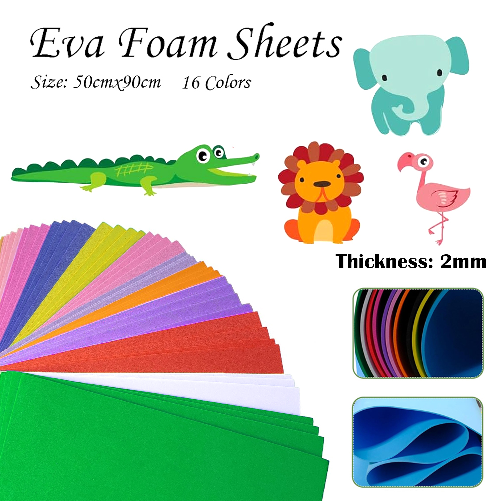 Cosplay Props Eva Foam - 16 Colors Colorful EVA Foam Sheets