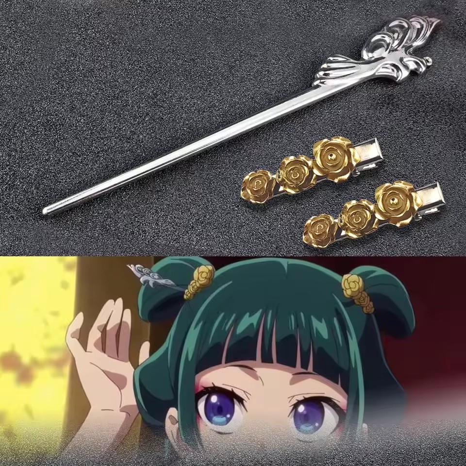 Cosplay Prop Diy - Apothecary Diaries Alloy Hairpins Anime Cosplay