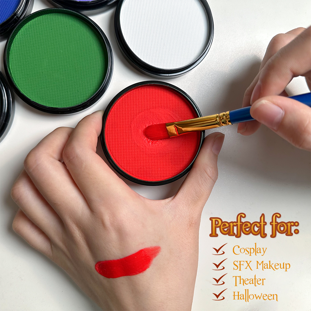 6 Colors Water Activated Face  - Cosplay Prop Paint のレビューと価格