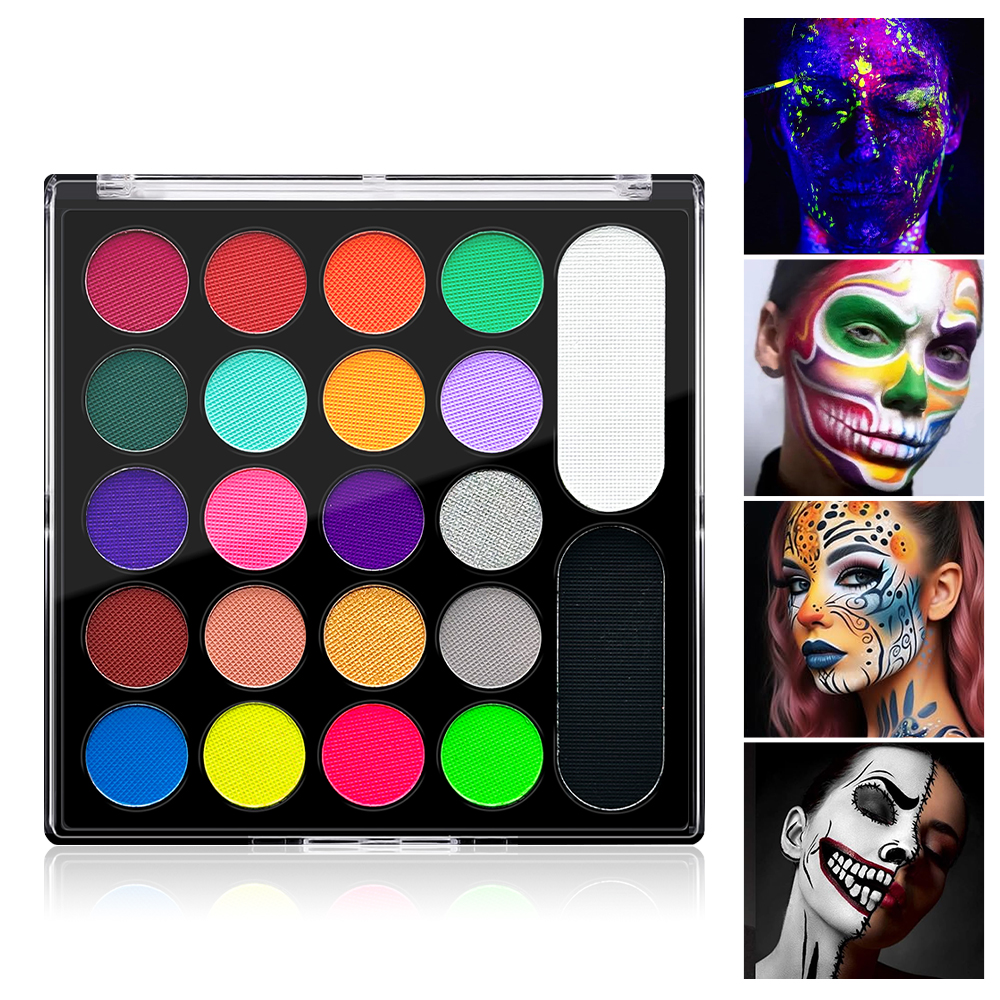 22 Color Face Body Painting Ki - Cosplay Prop Paint のレビューと価格