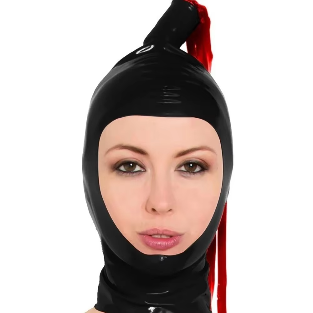 Black Latex Hood with Latex Po - Cosplay Prop Paint のレビューと価格