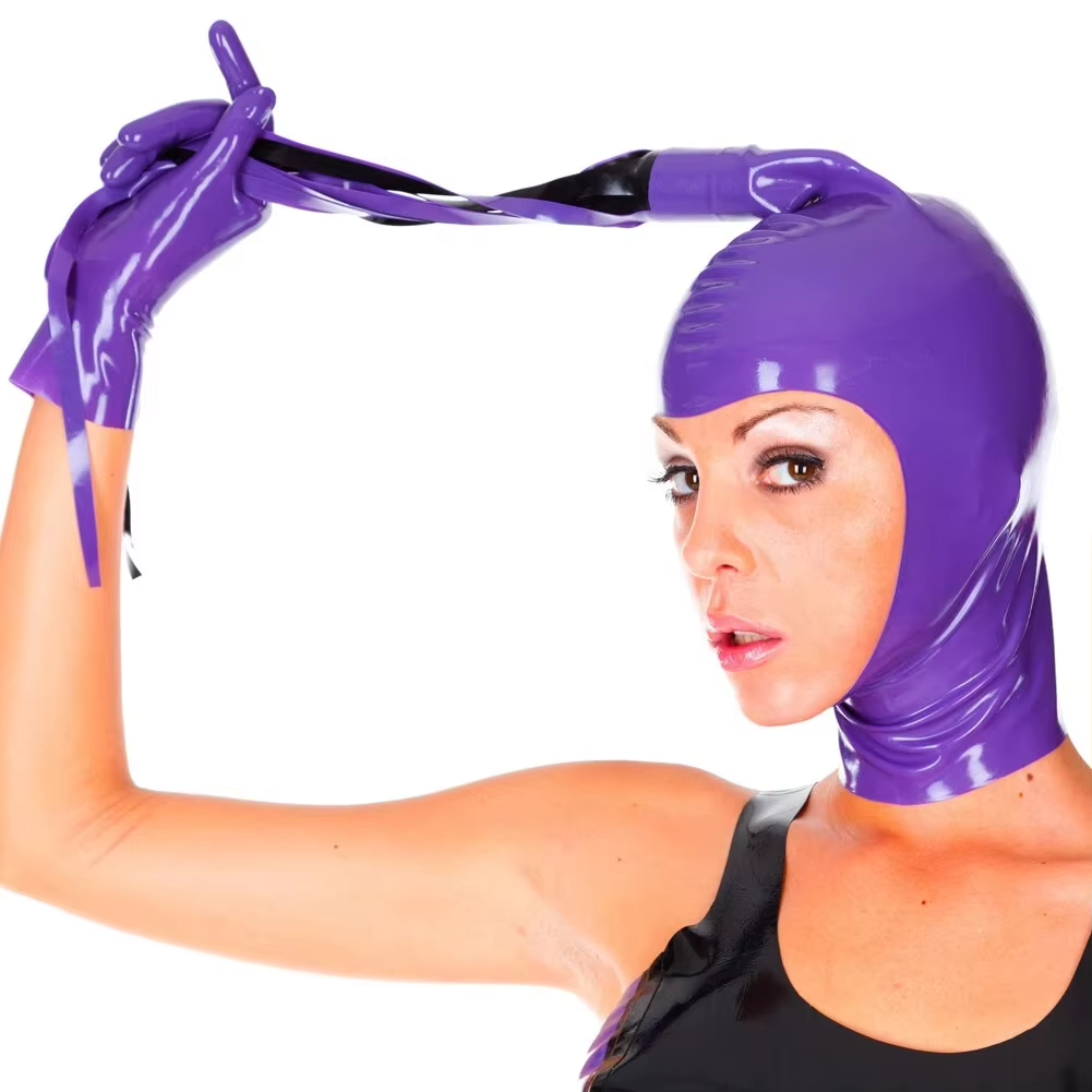 Black Latex Hood with Latex Po - Cosplay Prop Paint のレビューと価格
