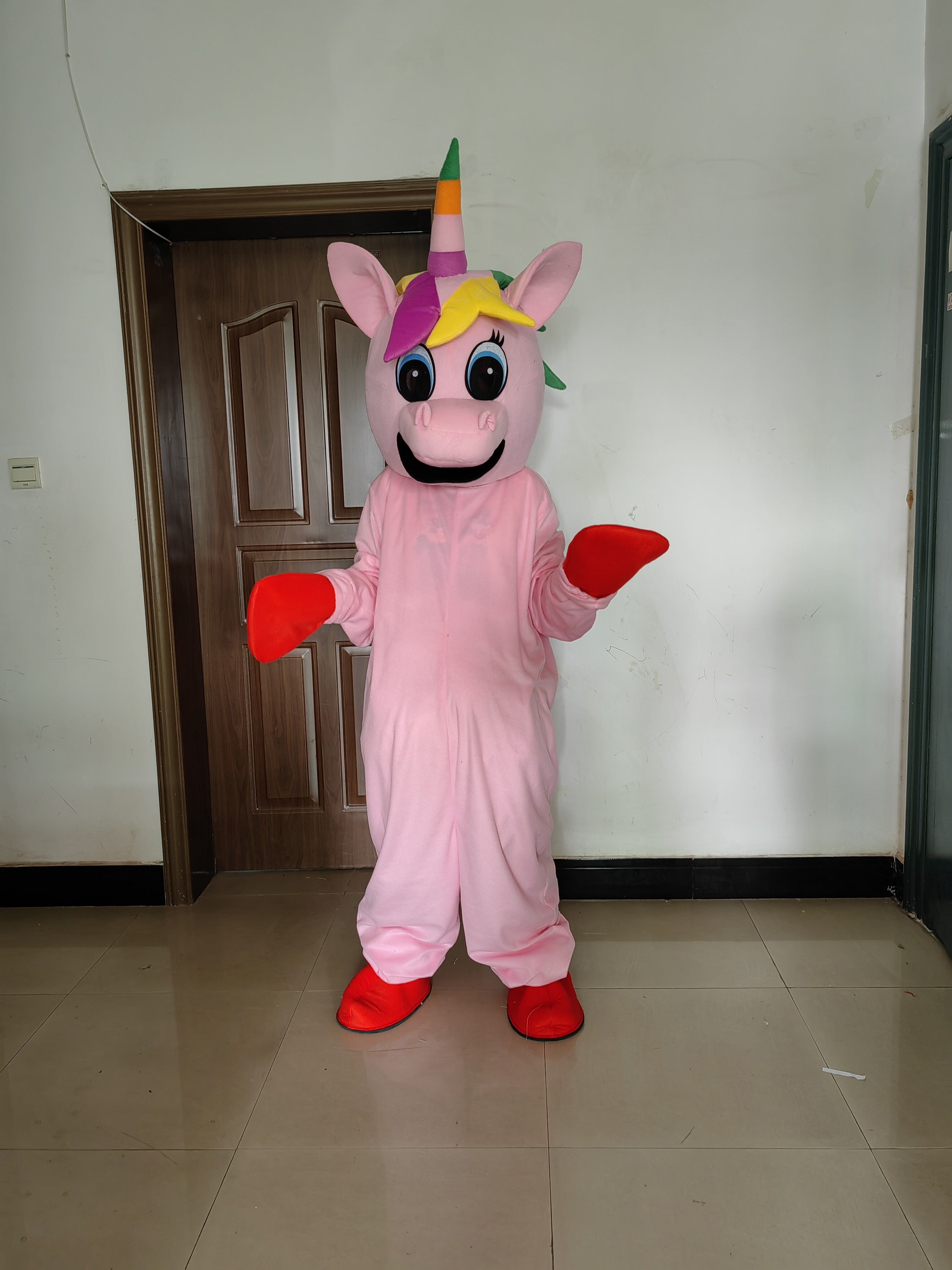 Adult Unicorn Mascot Costume C - Cosplay Prop Business のレビューと価格