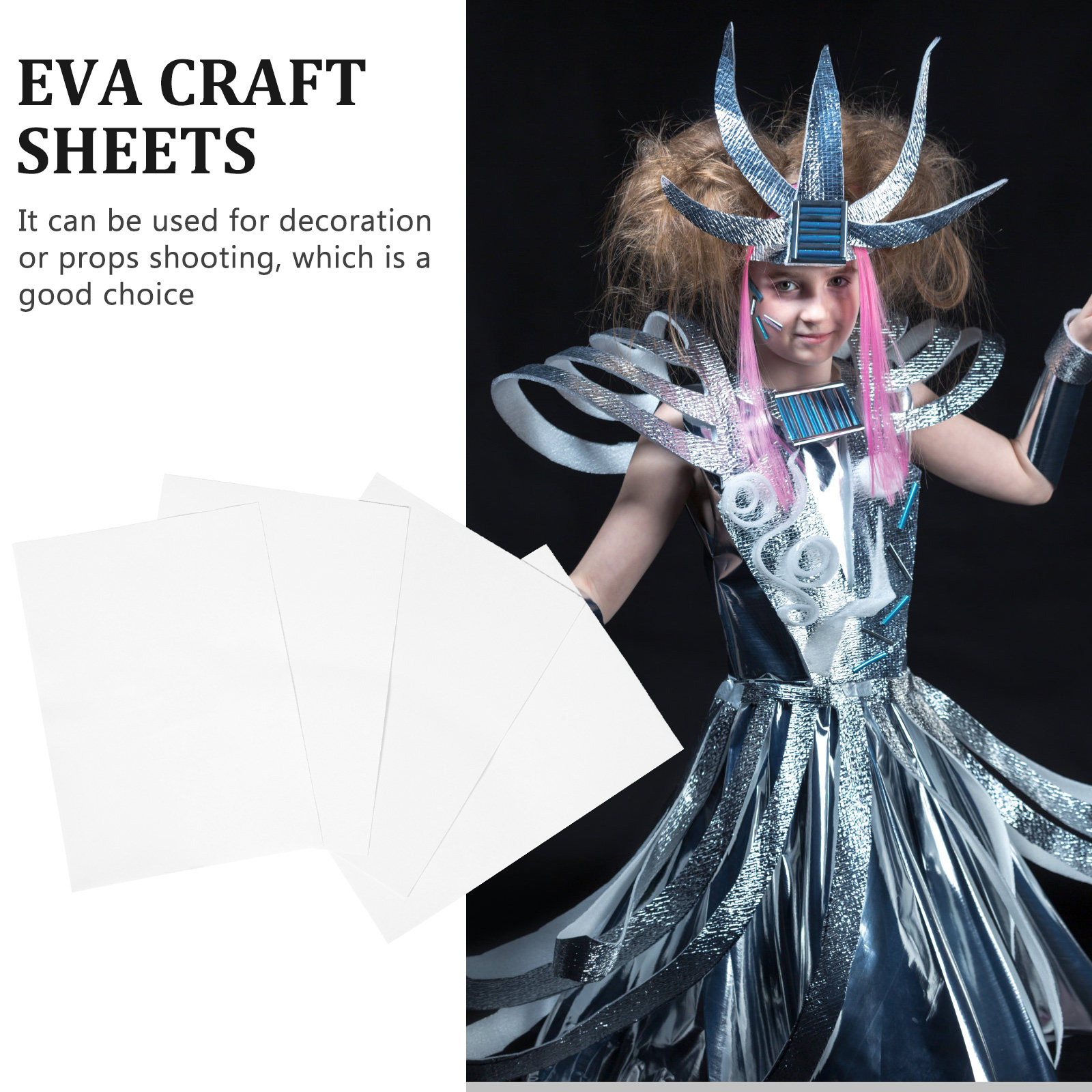 4Pcs Eva Foam Sheets for Cospl - Cosplay Props Eva Foam のレビューと価格