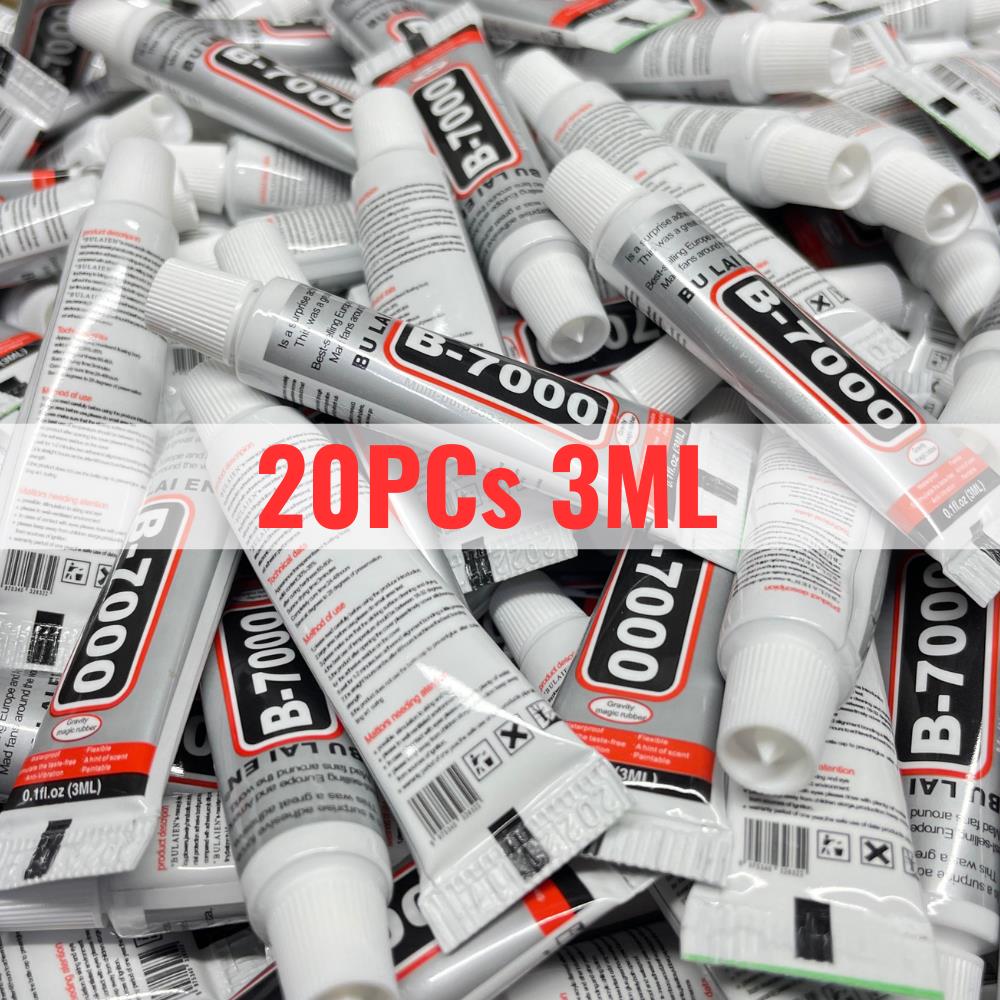 1/5/10/20pcs B7000 3ML Glass P - Contact Cement Glue のレビューと価格