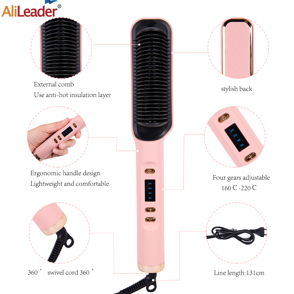 3In1 Hot Air Comb Straightenin - Aerith Cosplay Prop のレビューと価格