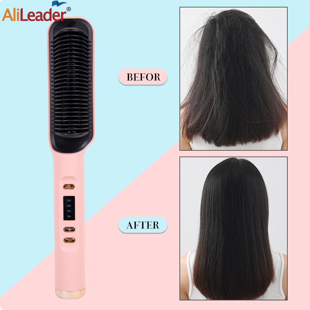 3In1 Hot Air Comb Straightenin - Aerith Cosplay Prop のレビューと価格