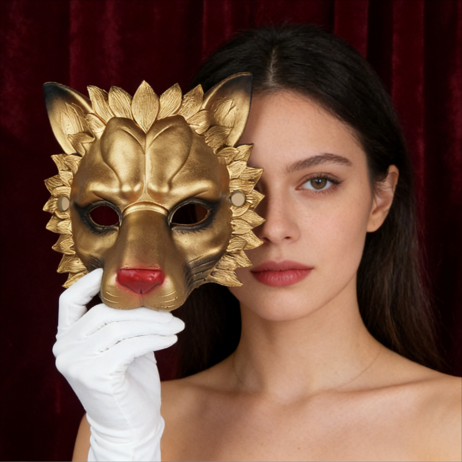 Adult Halloween Lion Mask 3D P - Cosplay Props Eva Foam のレビューと価格