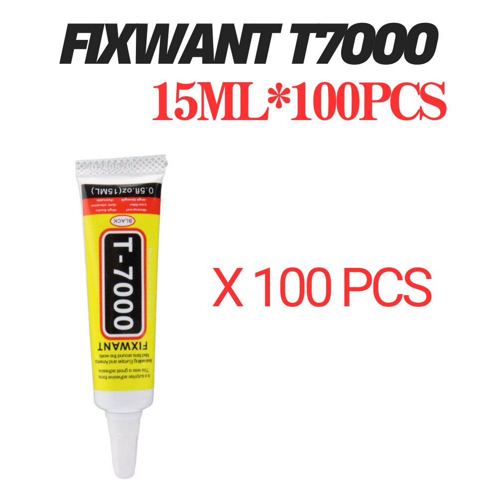 100PCS 15ML T-7000 Black Conta - Contact Cement Glue のレビューと価格