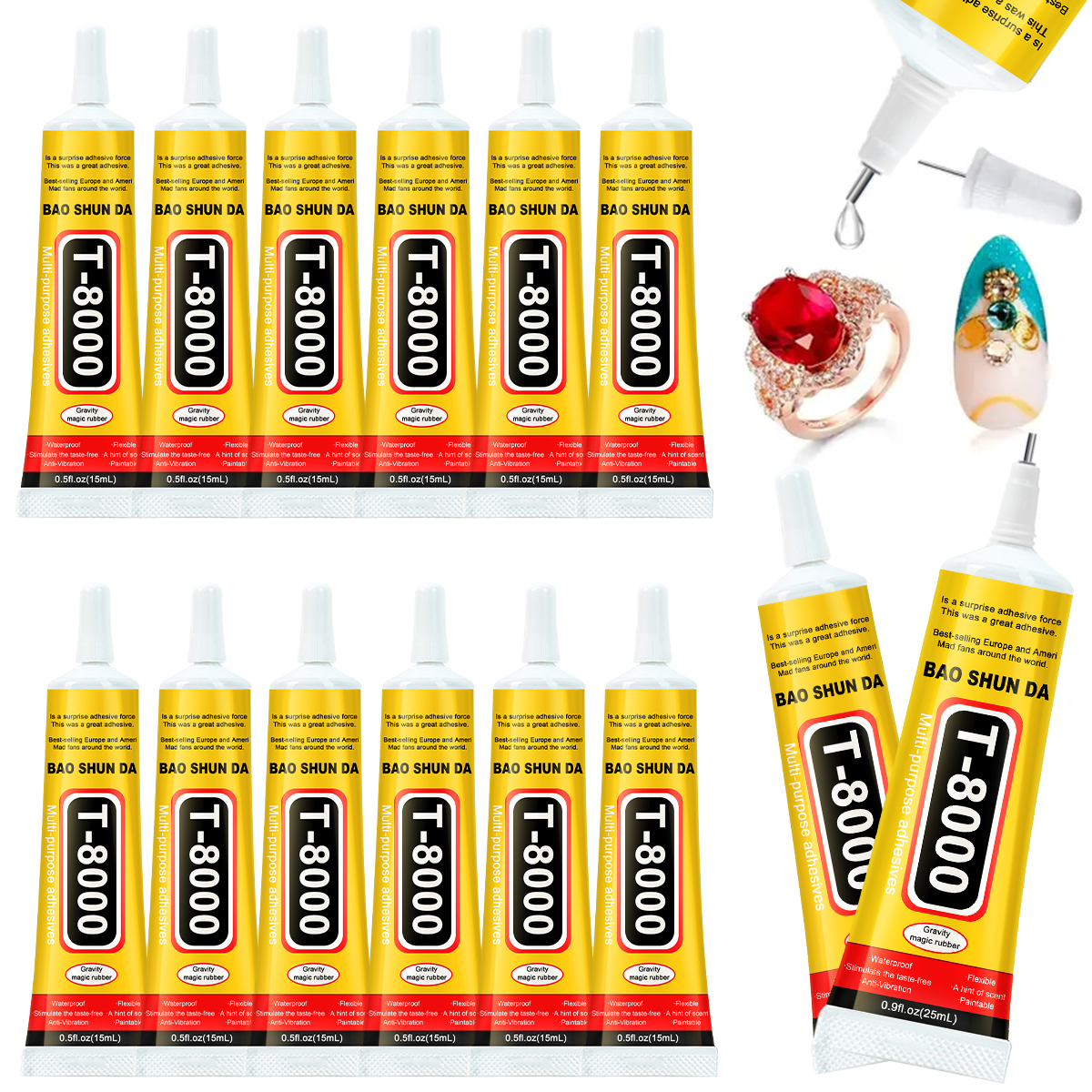 T8000 Transparent Glue Phone R - Contact Cement Glue のレビューと価格