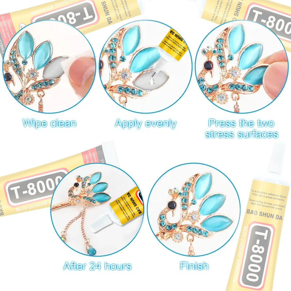T8000 Transparent Glue Phone R - Contact Cement Glue のレビューと価格