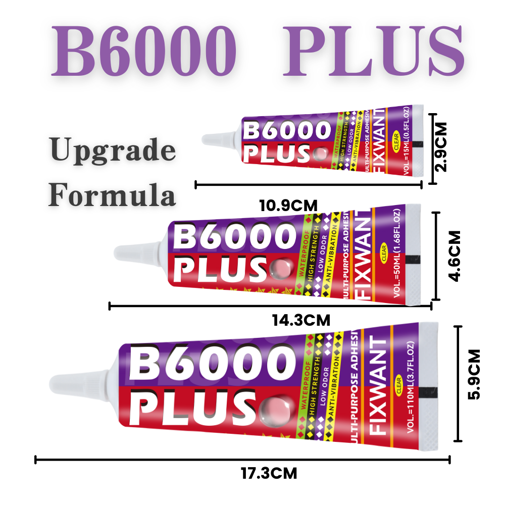 B6000 PLUS 15/50/110ML Clear C - Contact Cement Glue のレビューと価格