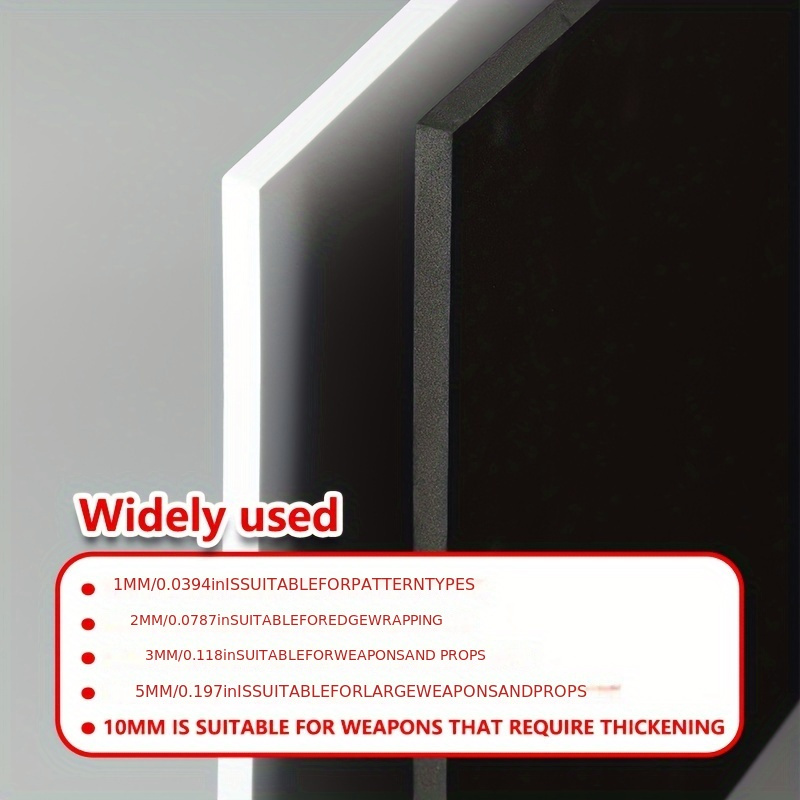EVA Foam Board 14x39 Inch, 3mm - Cosplay Props Eva Foam のレビューと価格