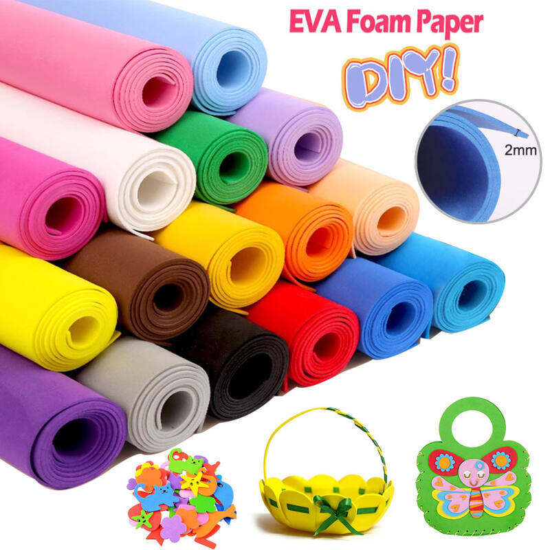 Colorful EVA Foam Sheets 2mm T - Cosplay Props Eva Foam のレビューと価格