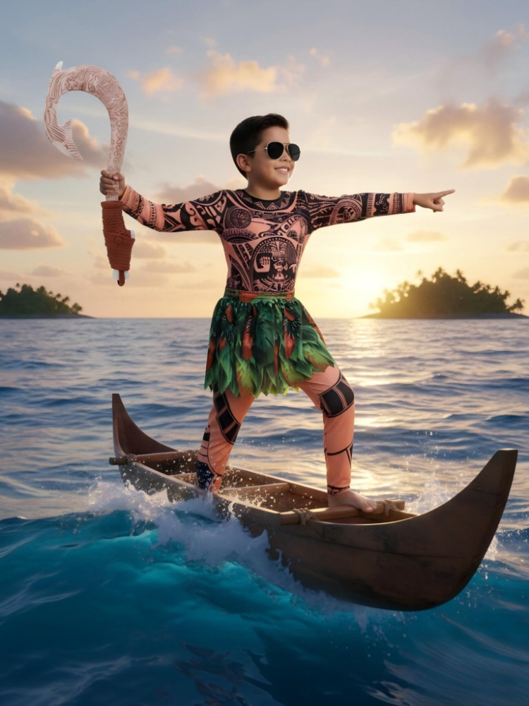 Summer Moana Maui Kids Boys Co - Free Cosplay Prop Patterns のレビューと価格