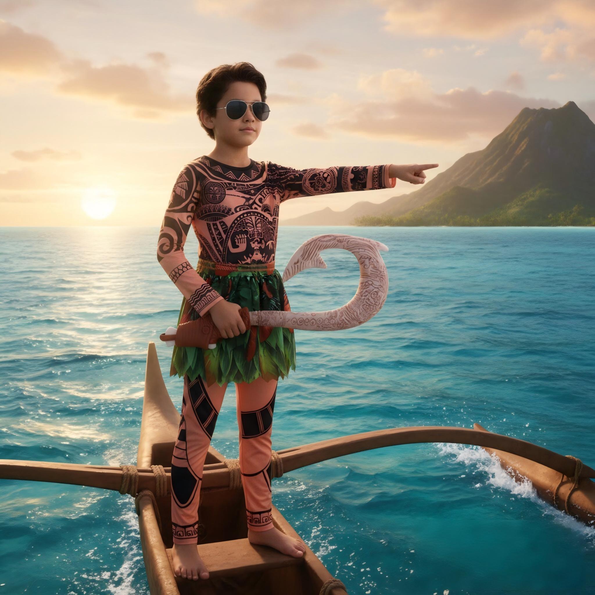 Summer Moana Maui Kids Boys Co - Free Cosplay Prop Patterns のレビューと価格