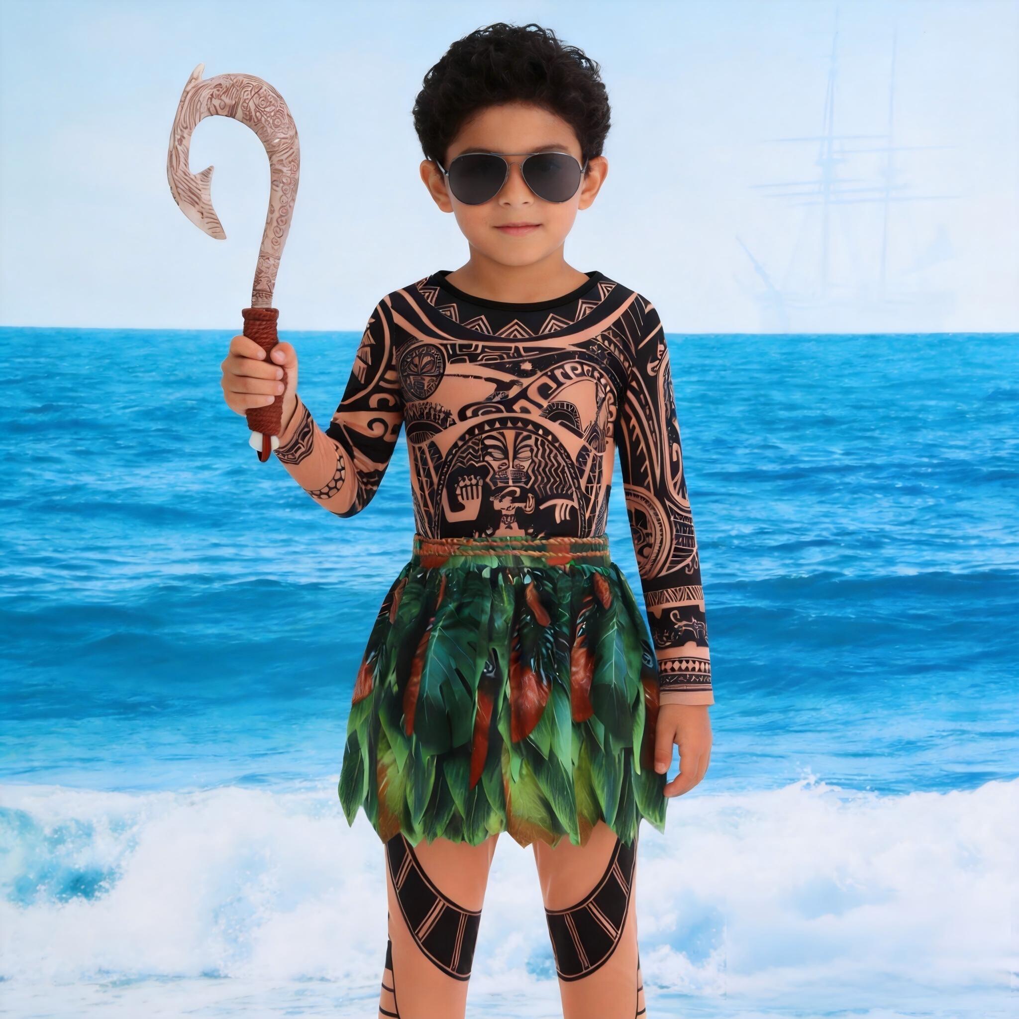 Summer Moana Maui Kids Boys Co - Free Cosplay Prop Patterns のレビューと価格