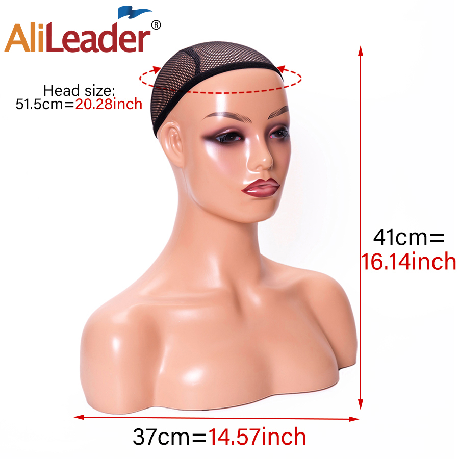 Mannequin Head Stand For Wig D - Aerith Cosplay Prop のレビューと価格
