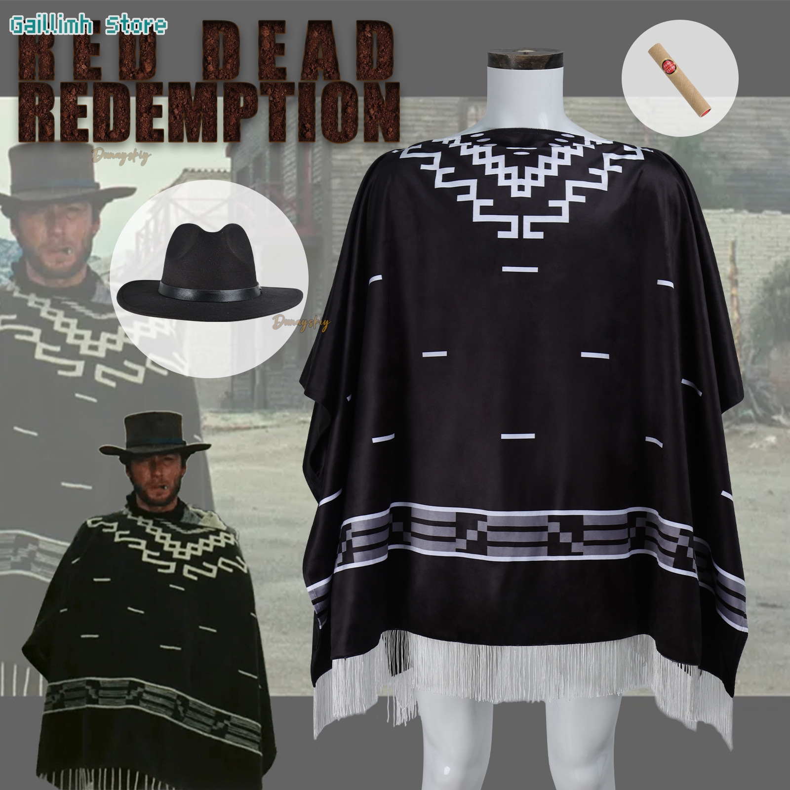 Movie Cosplay Clint Eastwood P - Free Cosplay Prop Patterns のレビューと価格