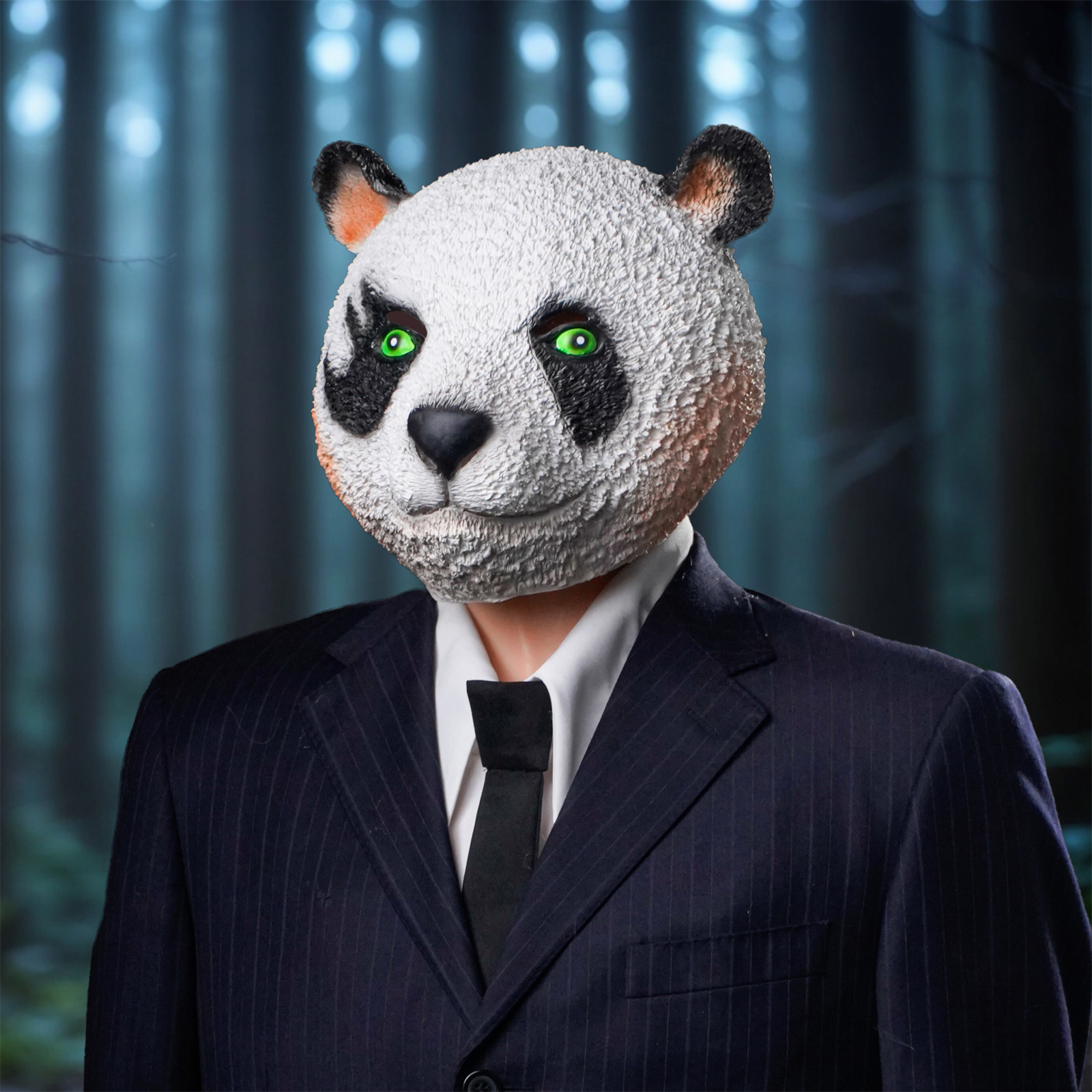 Panda Latex Mask - Movie-Grade - Cosplay Prop Paint のレビューと価格
