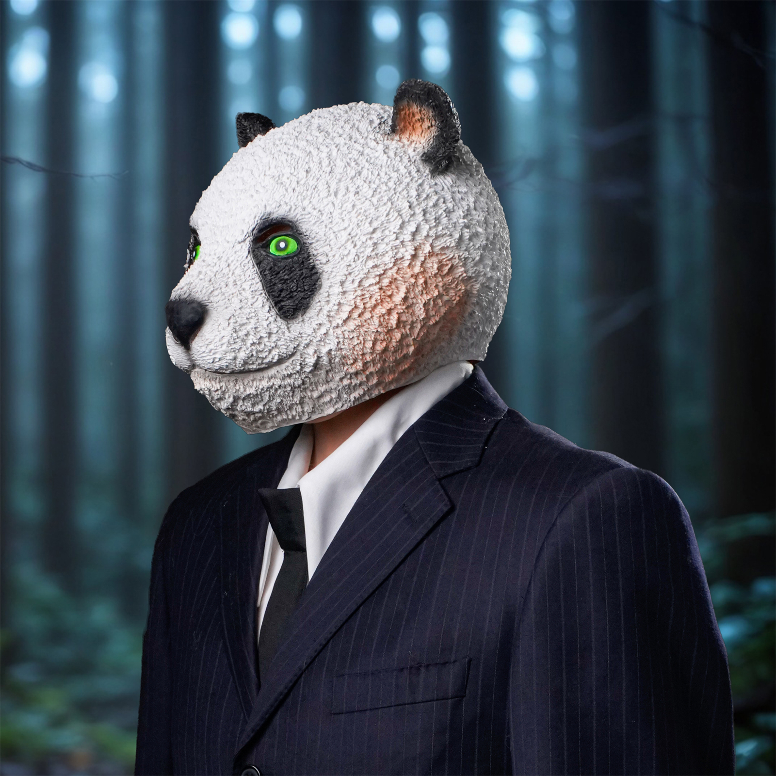 Panda Latex Mask - Movie-Grade - Cosplay Prop Paint のレビューと価格