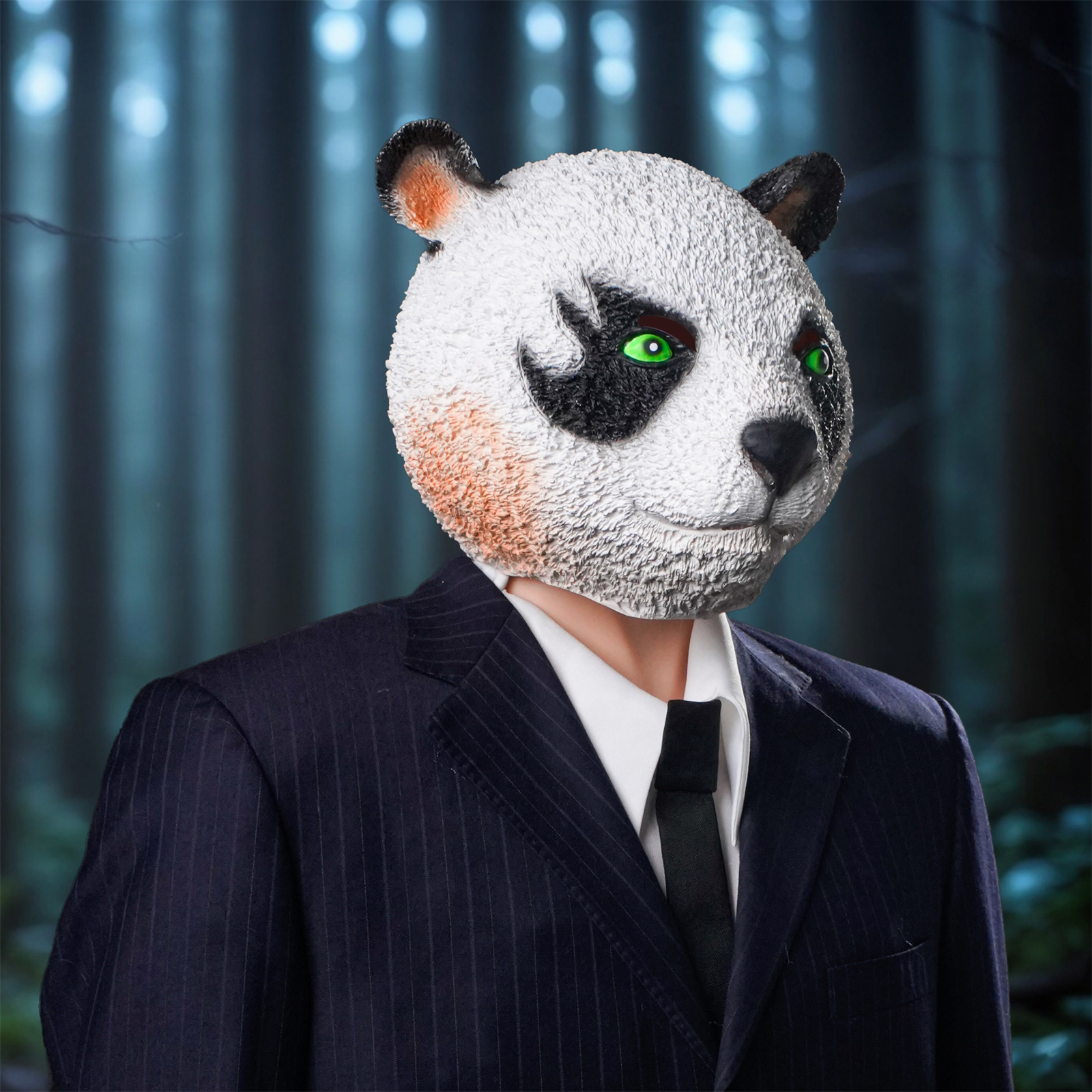 Panda Latex Mask - Movie-Grade - Cosplay Prop Paint のレビューと価格
