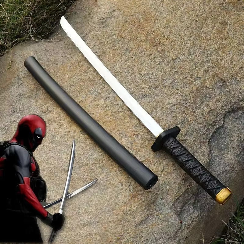 New 61cm Deadpool Cos Sets Kat - Cosplay Prop Knife のレビューと価格