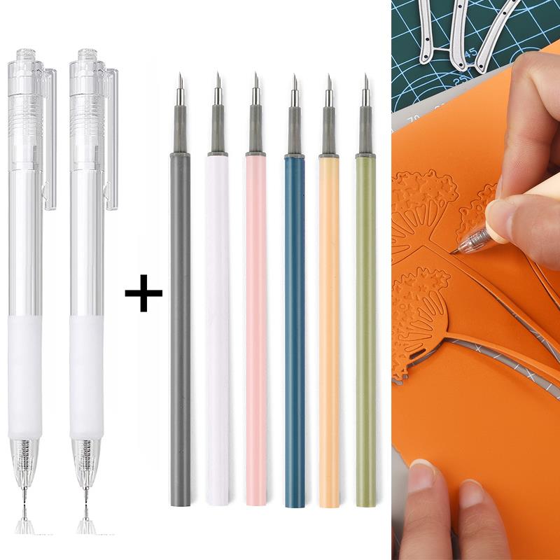 2+6Pcs Knife Pen Refill Set Ar - Craft Knife Set のレビューと価格