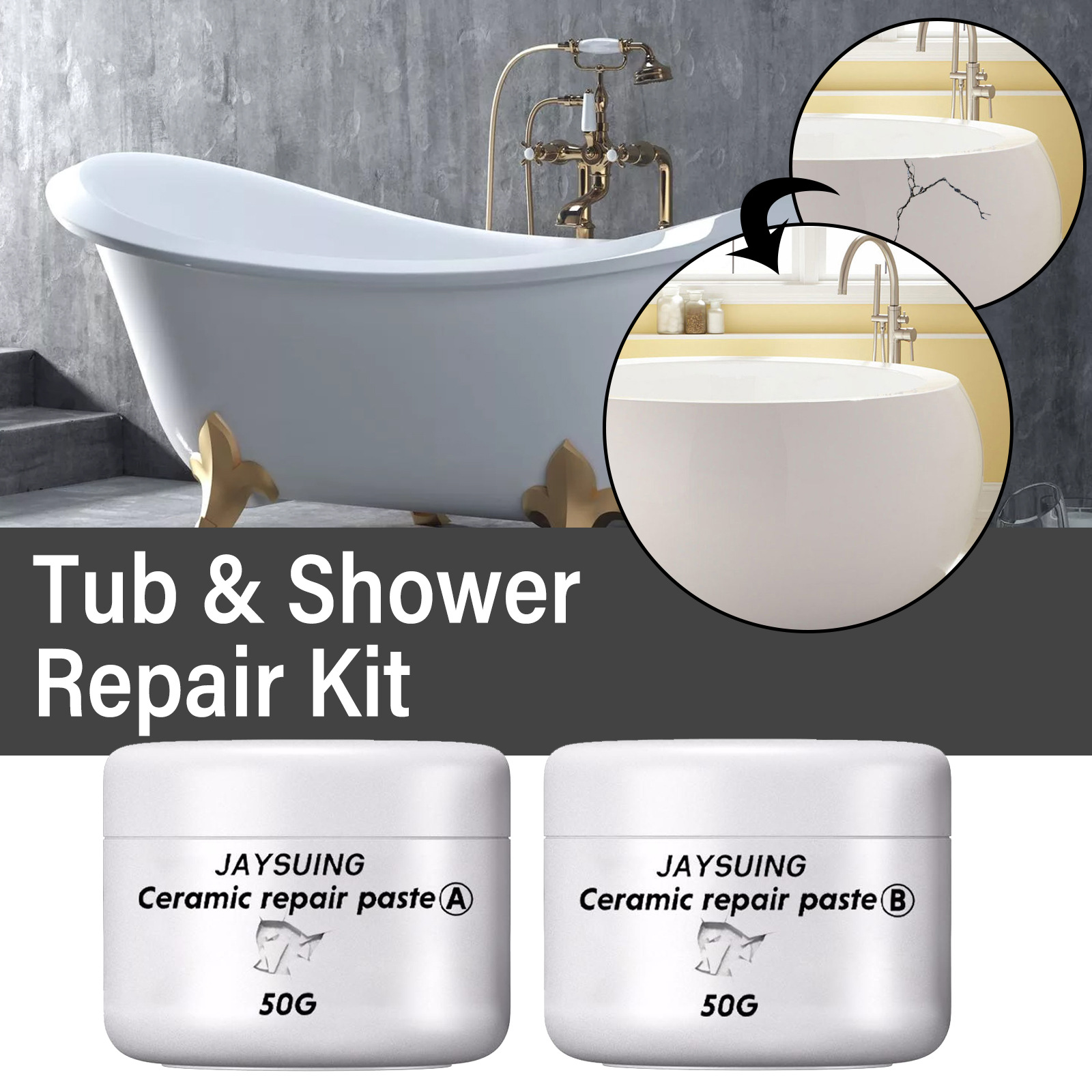 30/100g Tile Repair Agent AB A - Contact Cement Glue のレビューと価格