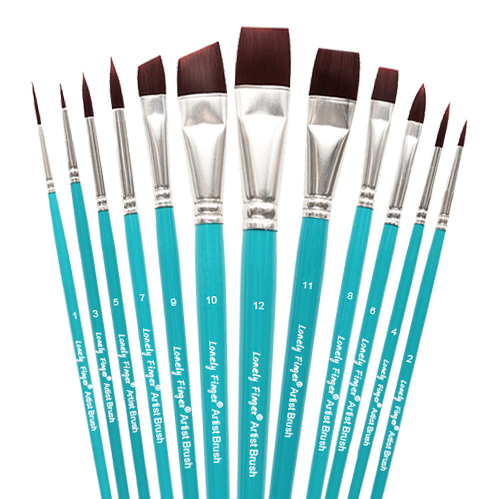 Face Paint Brushes, 12/24PCS A - Cosplay Prop Paint のレビューと価格