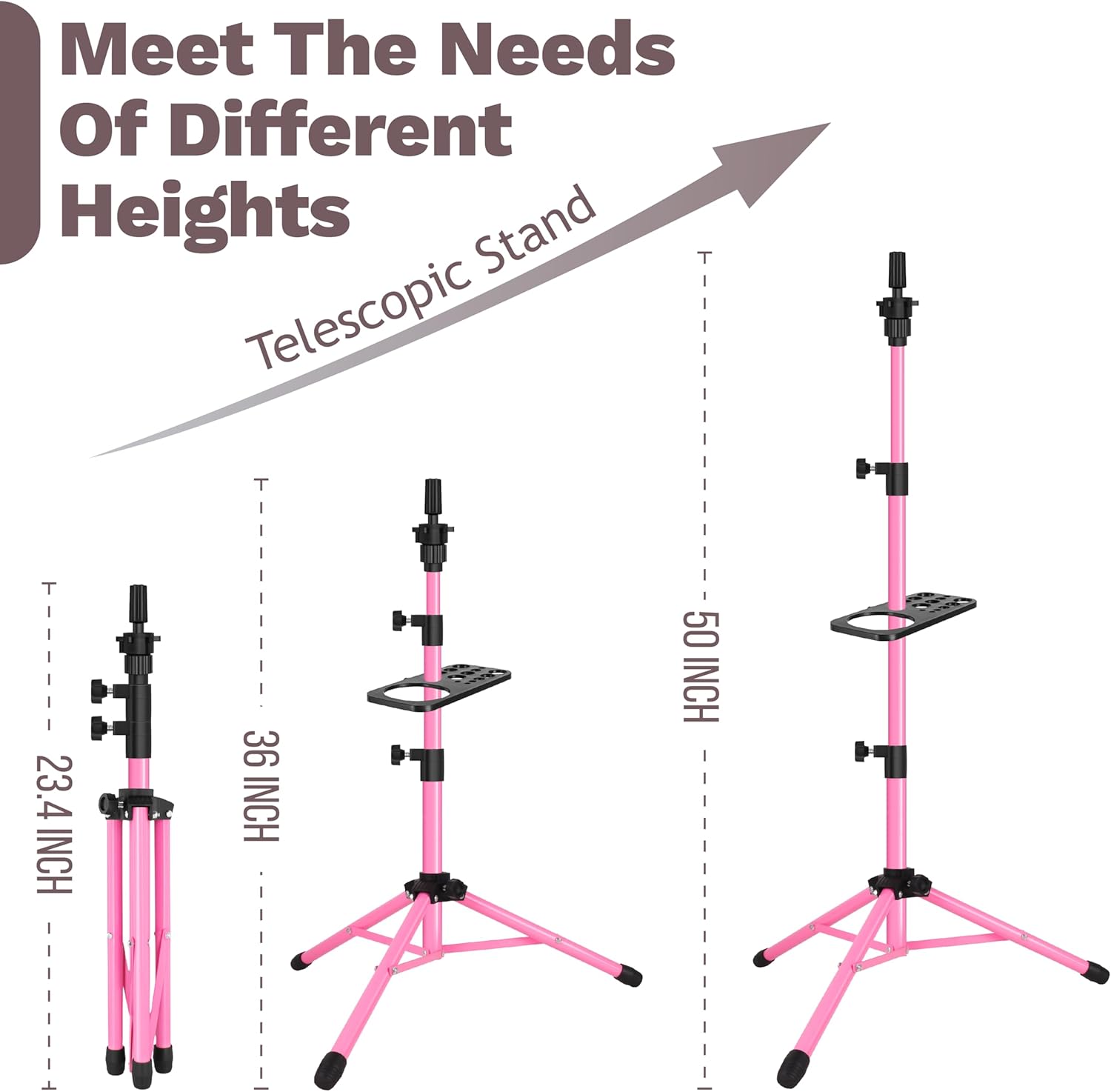 Wig Tripod Stand with Tray 125 - Aerith Cosplay Prop のレビューと価格