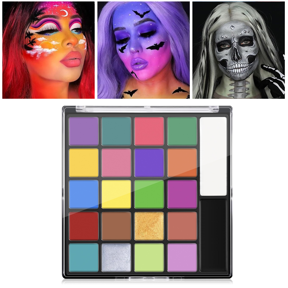 22 Color Face Body Painting Ki - Cosplay Prop Paint のレビューと価格