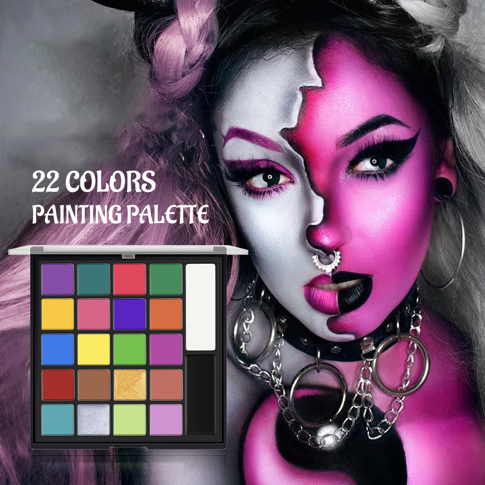 22 Color Face Body Painting Ki - Cosplay Prop Paint のレビューと価格