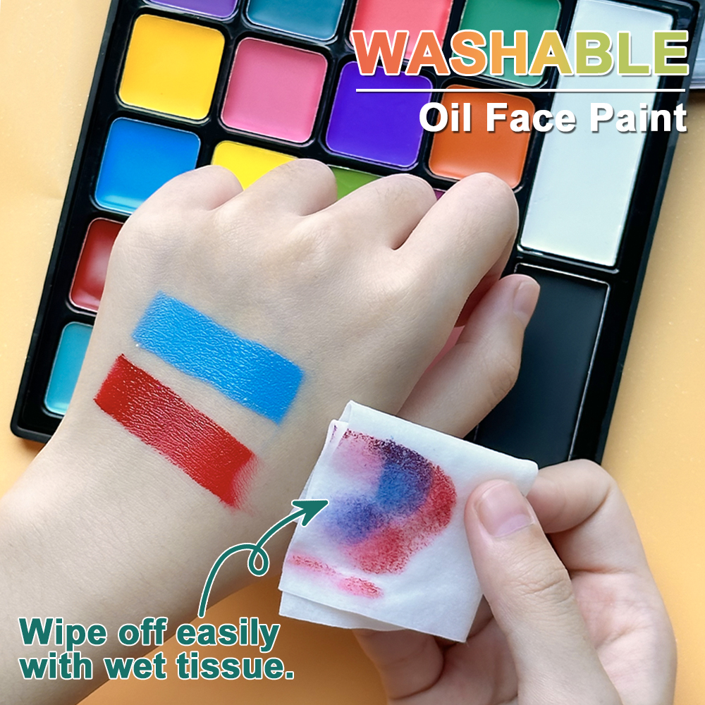 22 Color Face Body Painting Ki - Cosplay Prop Paint のレビューと価格