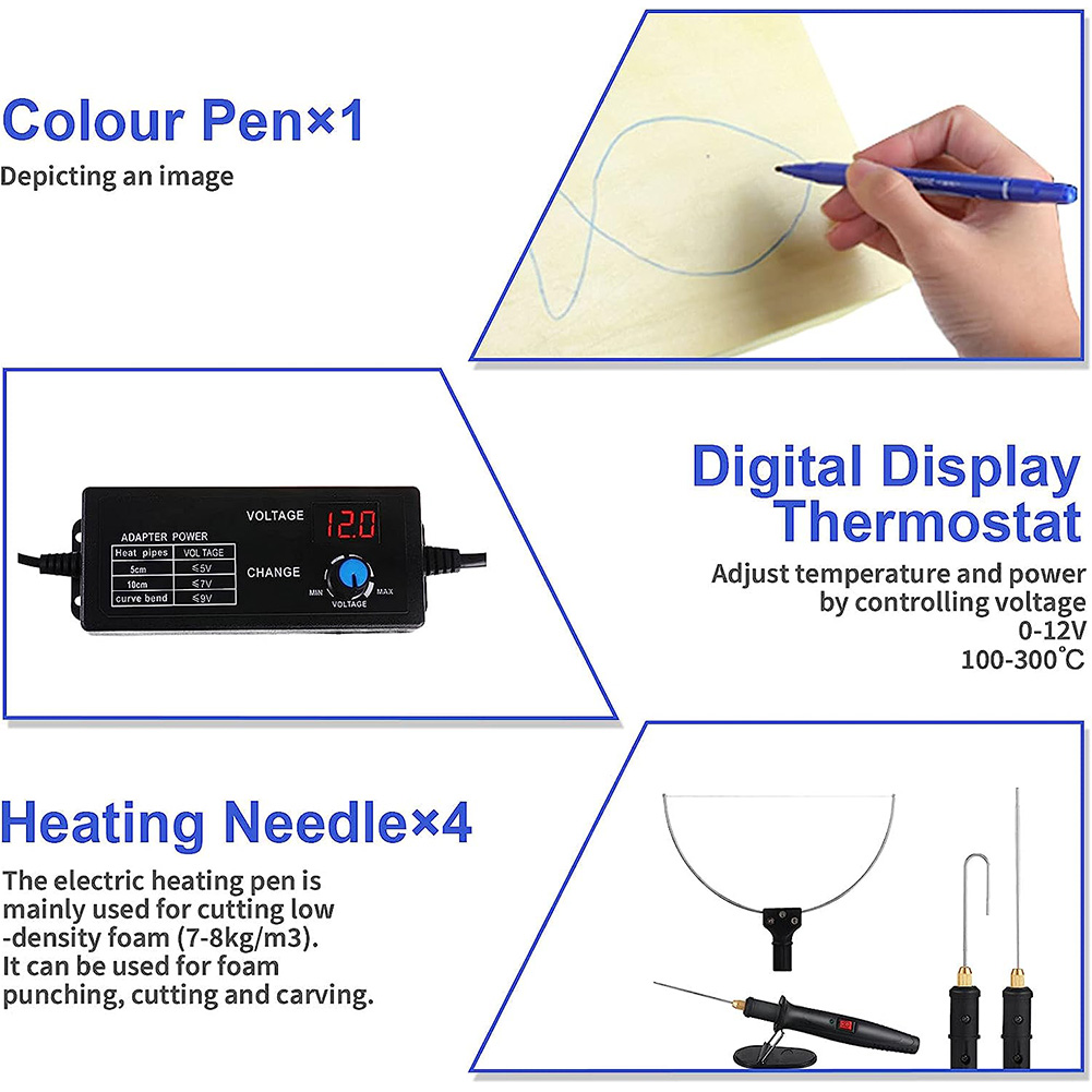 Heated Foam Cutting Pen Set wi - Craft Knife Set のレビューと価格