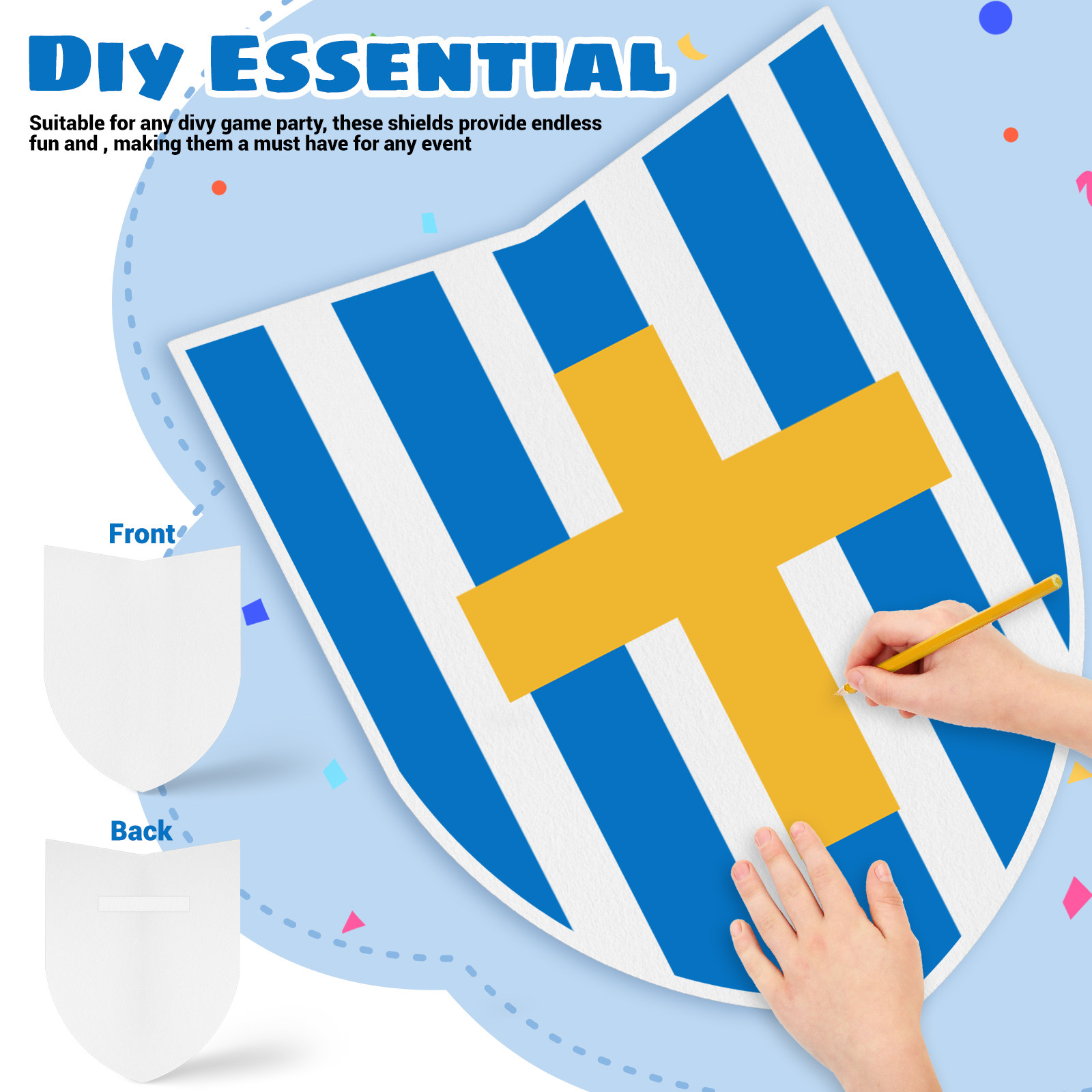 1Set DIY Blank Play Shield for - Cosplay Prop Painting のレビューと価格