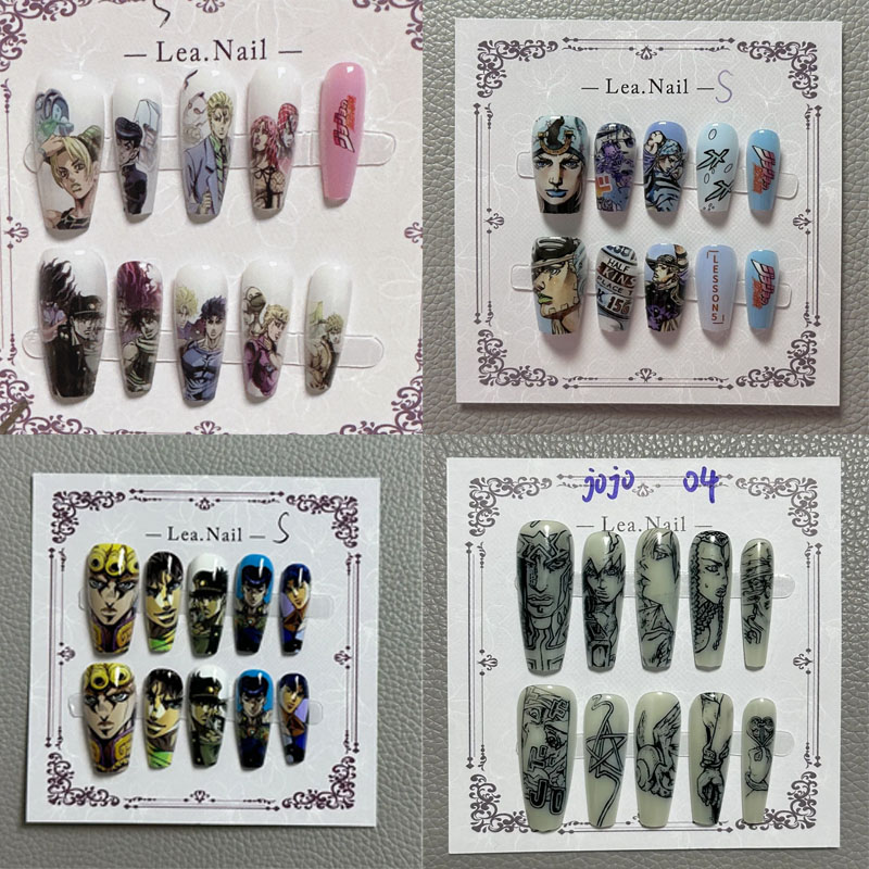 JOJO Nail Art Student Anime Ca - Cosplay Prop Diy のレビューと価格