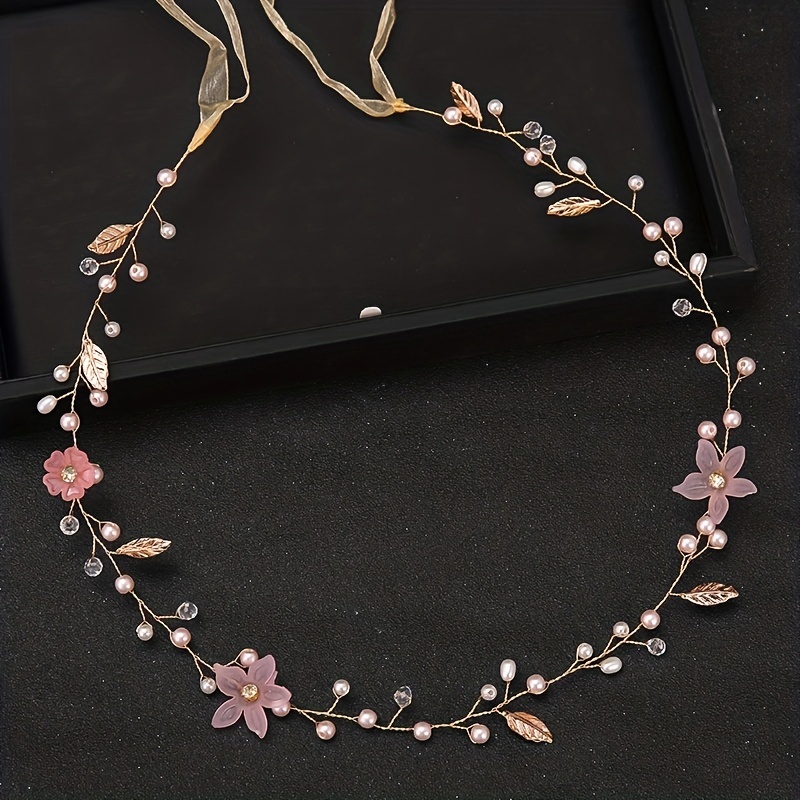 Crystal Leaf Hair Vine Band He - Aerith Cosplay Prop のレビューと価格