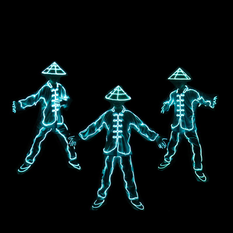 EL Wire LED Clothes Portable N - Cosplay Material For Prop のレビューと価格