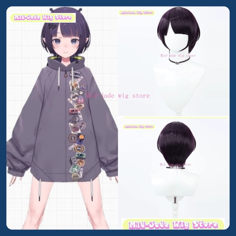 Mid-jade Wig Store Hololive EN - Prop En Cosplay のレビューと価格