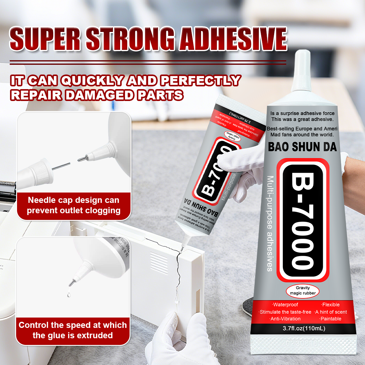 15ML 50ML 110ML B-7000 Clear C - Contact Cement Glue のレビューと価格