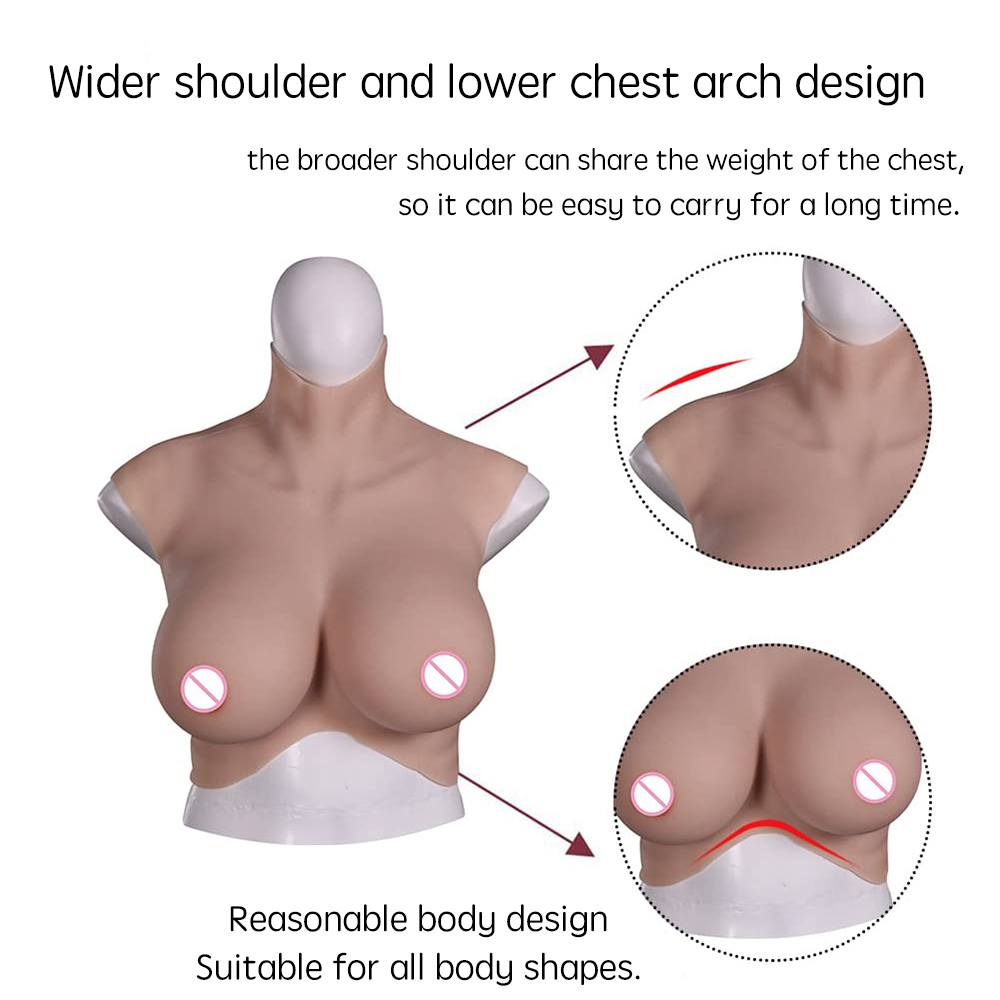 Fake Boobs For Men Silicone Fi - Cosplay Prop Filler のレビューと価格