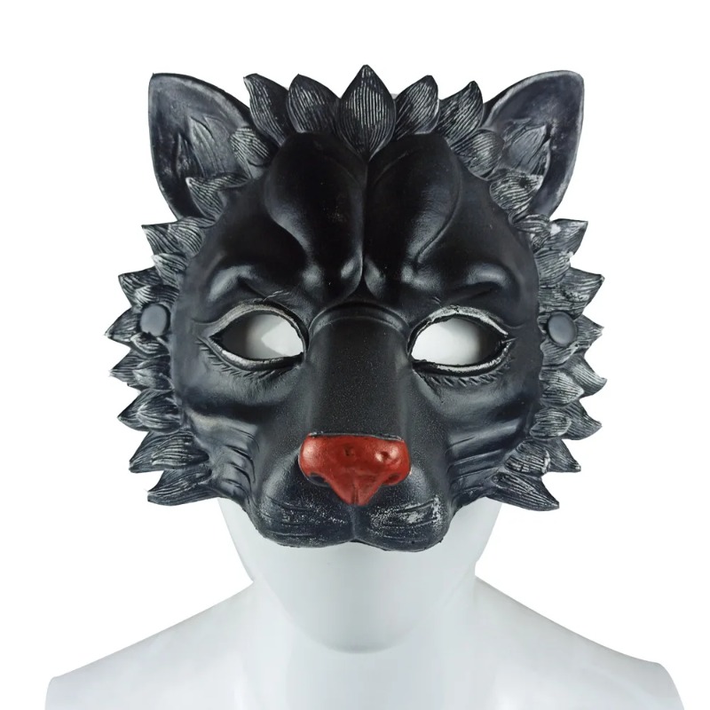 Vivid 3D PU Foam Lion Mask Hal - Cosplay Props Eva Foam のレビューと価格