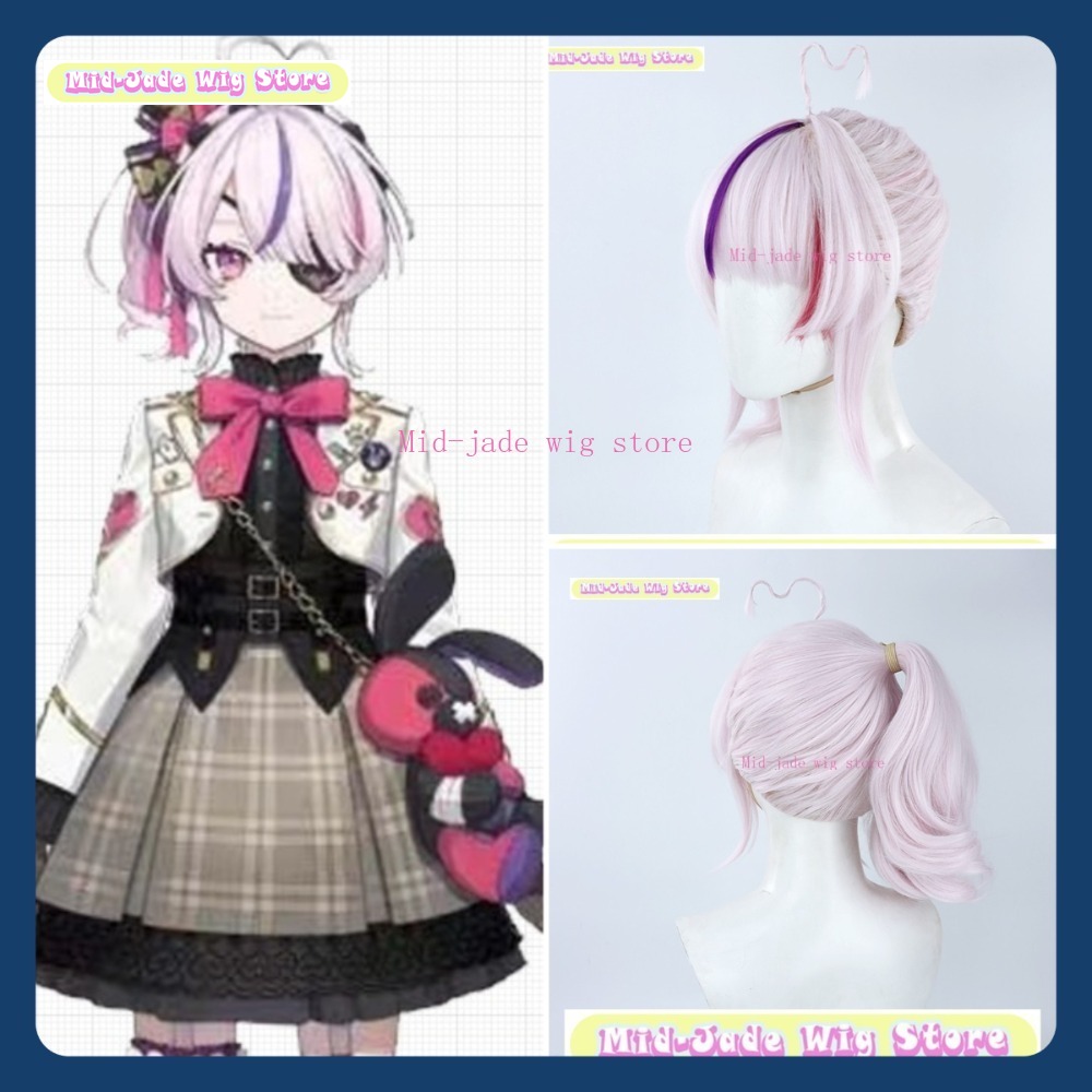 Mid-jade Wig NIJISANJI EN Mari - Prop En Cosplay のレビューと価格