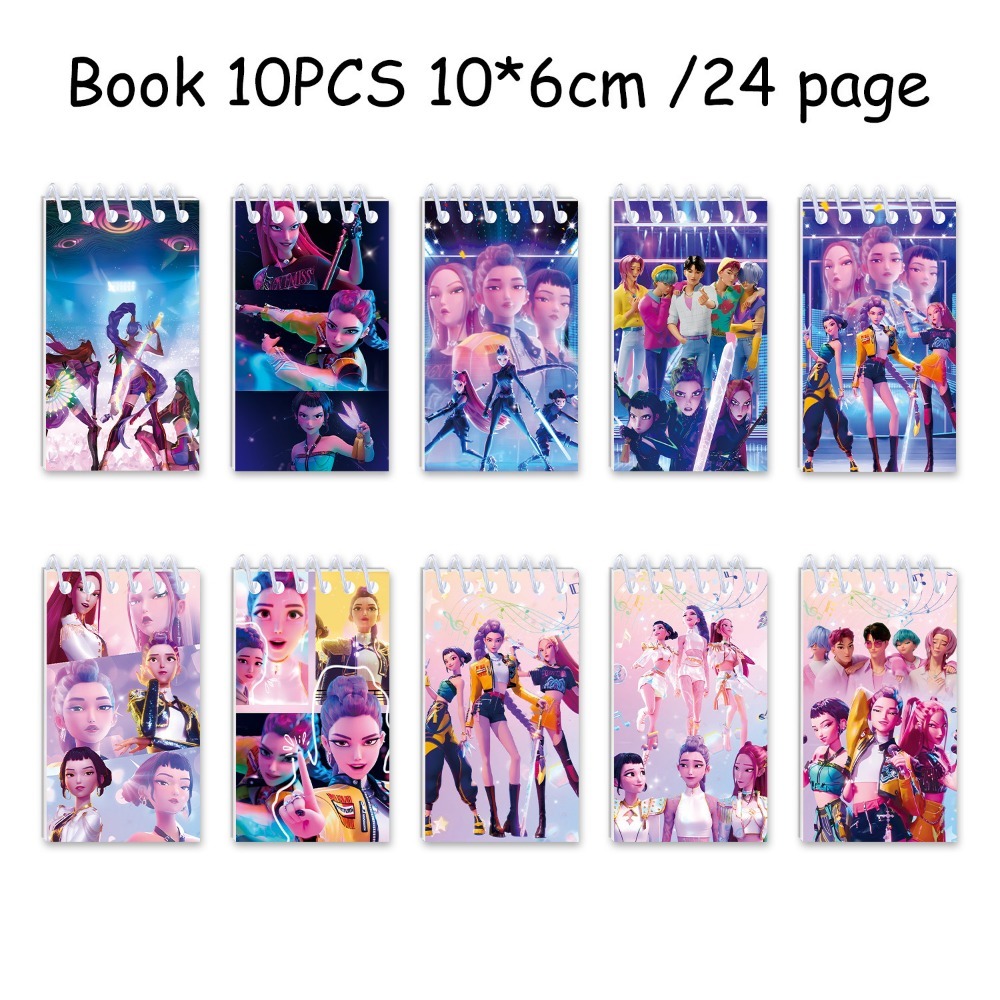 10PCS Anime Girls Group K-pop  - Free Cosplay Prop Patterns のレビューと価格