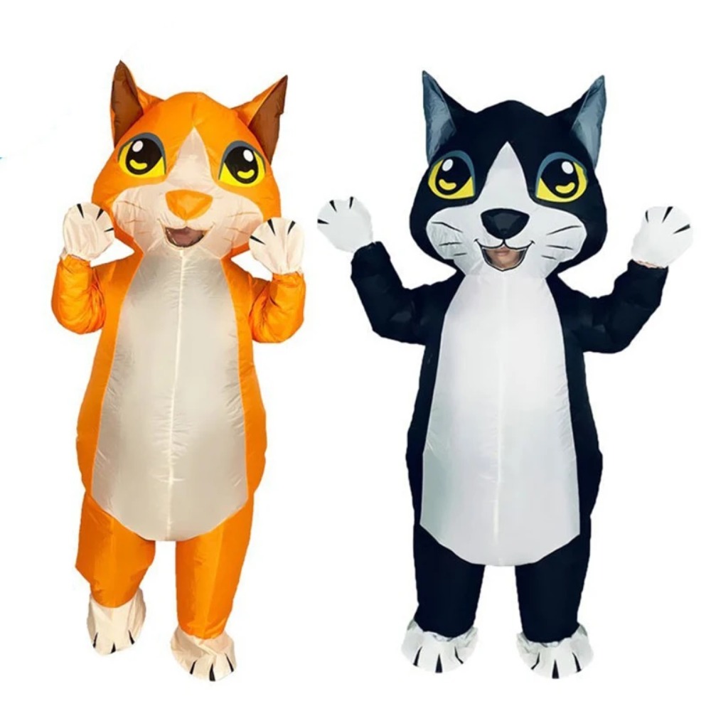 Orange Black Cat Inflatable Su - Cosplay Prop Business のレビューと価格