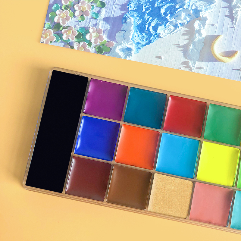 20 Colors Face Body Oil Painti - Cosplay Prop Paint のレビューと価格